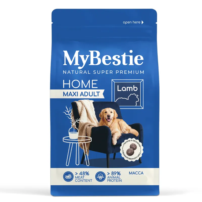 Home Maxi Adult LAMB & RICE 0.8кг